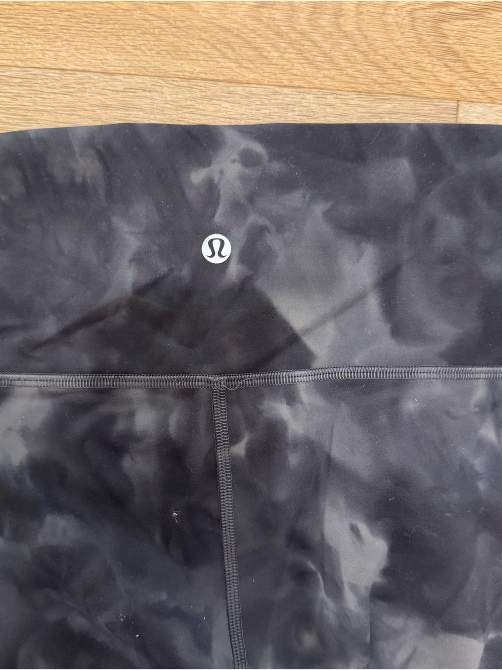 Lululemon Wunder Train High Rise Leggings Size 12 Diamond Dye Pitch Grey